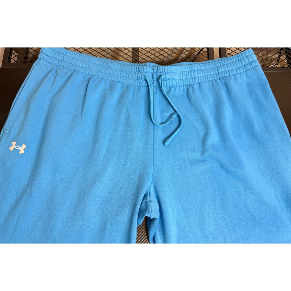 NWT Under Armour Mens Rival Fleece Joggers Blue Sweatpants 4XLT